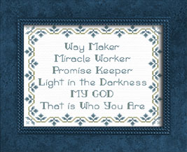 Way Maker Praise Song in Blues